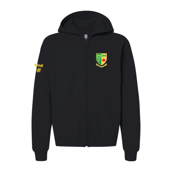 Gildan Youth Emblem Printed Full Zip Thumbnail